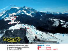 Trail map Prato Selva