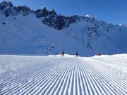 Very good slope grooming in Ladurns