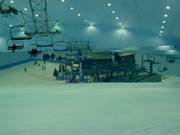 Upper section of the ski hall