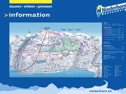 Trail map Niederhorn – Beatenberg