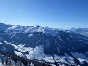 View of the slopes at Wiedersberger Horn