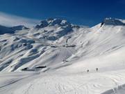 View of the slopes at Parsennhütte