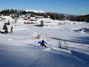 Race track with timekeeping