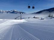 Very good slope grooming at Maiskogel