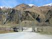 South Island: access to ski resorts and parking at ski resorts – Access, Parking Treble Cone