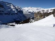 Difficult slope Black-Rock