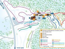 Trail map Reiņa trase – Kalnzaki