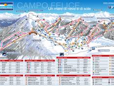 Trail map Campo Felice – Rocca di Cambio