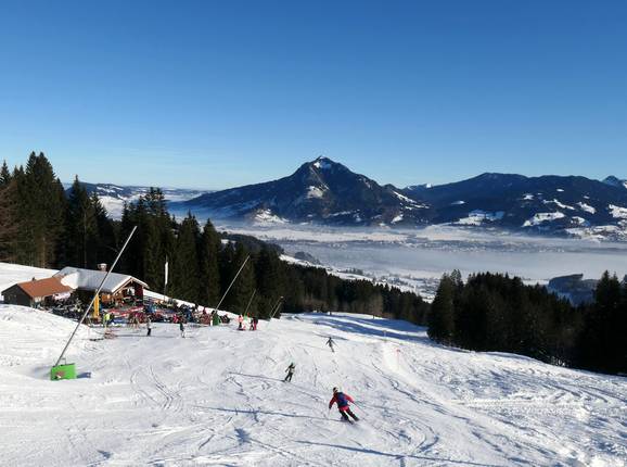 Ski resort Ofterschwang/Gunzesried with family slope