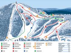 Trail map Isaberg – Hestra