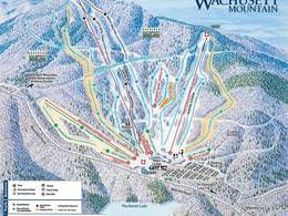 Trail map Wachusett Mountain