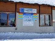 Slope map at the Gandegg station