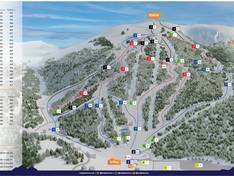 Trail map Babin Do – Bjelašnica