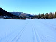 Cross-country trail at the valley station of the Jennerbahn
