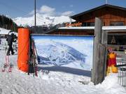 Slope map at the Bergeralm mid-station