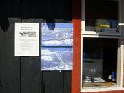 Small slope map at the ticket offices