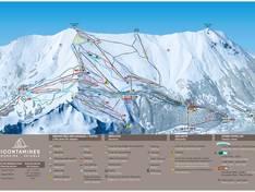 Trail map Les Contamines/Hauteluce