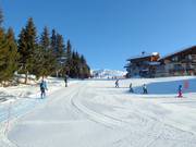 Practice slope in La Rosière