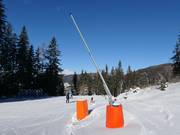 Snowmaking on the Maria Schönanger slope