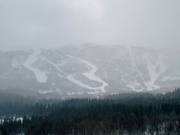 View of the Raudalen Alpinsenteret ski resort