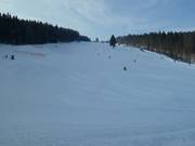 View from the valley station onto the slope