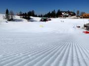Perfect slope grooming in the Krvavec ski resort
