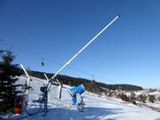 High-performance snow cannon and snow lance in Zieleniec
