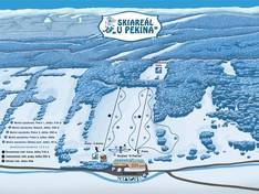 Trail map U Pekina – Zlaté Hory-Dolní Údolí