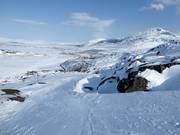 Off-piste in Riksgränsen