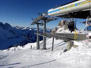 Rindertitlis-Laubersgrat - 4pers. High speed chairlift (detachable) with bubble