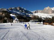 Ski course at Ciampedie