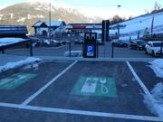 Electric charging station at the valley station