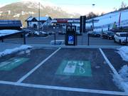 Electric charging point at the base station