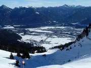 View of the valley villages