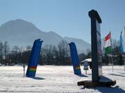 Start of the cross-country trails in Ruhpolding