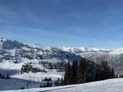 View over Whistler Blackcomb ski resort