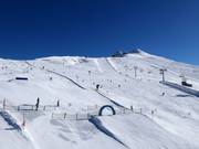 Slopes and snow park at the 8-seater chairlift Familienglück