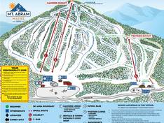 Trail map Mt. Abram