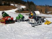 Snow cannons at Walmendingerhorn