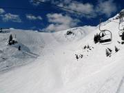 Mogul slope and ski route Osthang