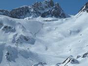 Challenging slopes at Col des Vés