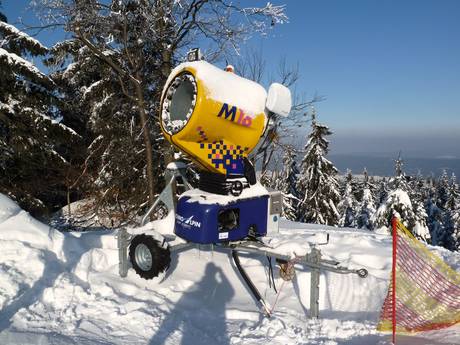 Snow reliability Northern Bavaria (Nordbayern) – Snow reliability Ochsenkopf