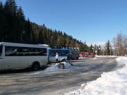 You can reach the valley station by minibus.