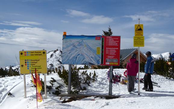 Salzkammergut Mountains: orientation within ski resorts – Orientation Feuerkogel – Ebensee
