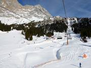 Take the Issentalkopfbahn lift towards Gaistal.