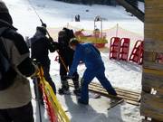 The staff is very helpful when boarding.