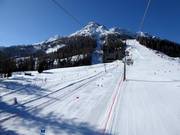 Self-timer race track at Karer Pass