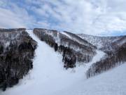 View of the Isola A and Isola B slopes