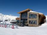Construction of the Alpenhaus restaurant on the Idalp (Ischgl)