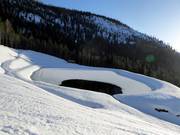 Storage pond at the Mitterstein cable car